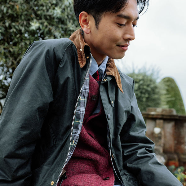 Men's Barbour Oversized Transport Waxed Jacket