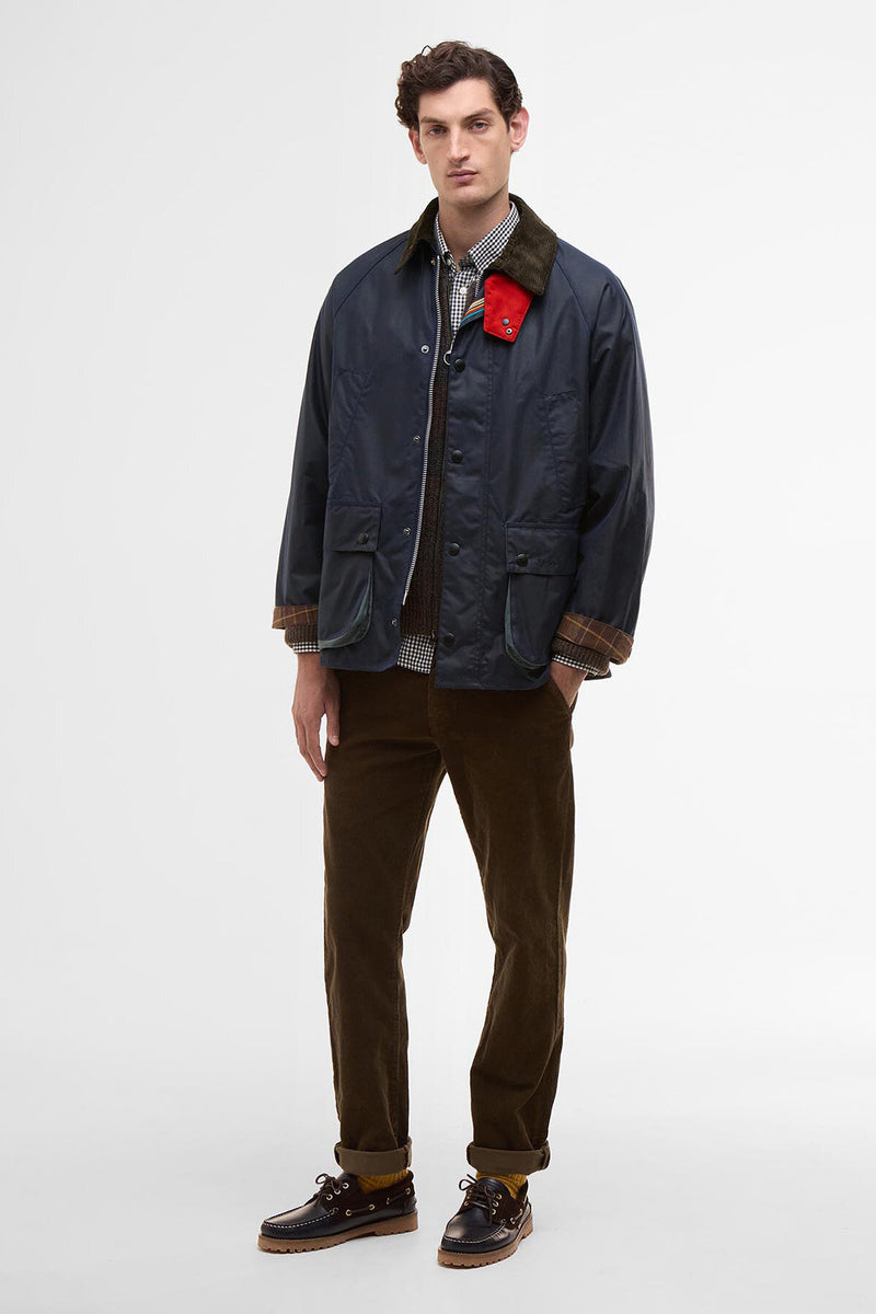 Giacca cerata Bedale oversize Paul Smith loves Barbour