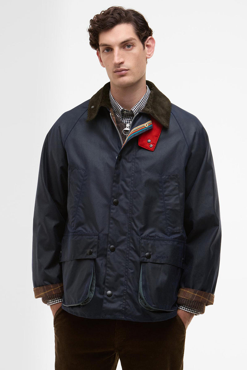 Giacca cerata Bedale oversize Paul Smith loves Barbour