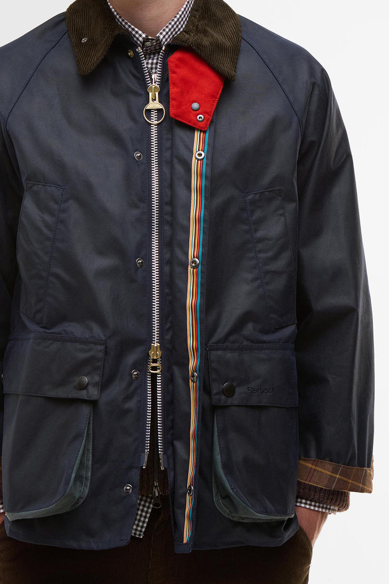 Giacca cerata Bedale oversize Paul Smith loves Barbour