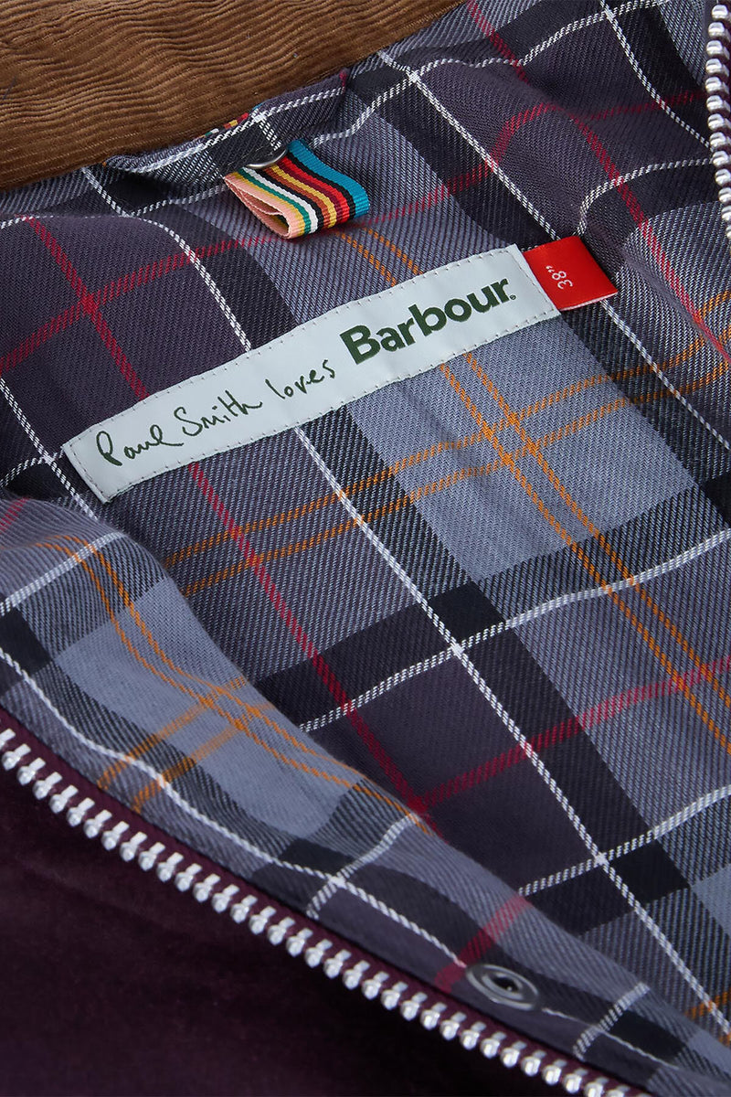 Giacca cerata Transport Paul Smith loves Barbour