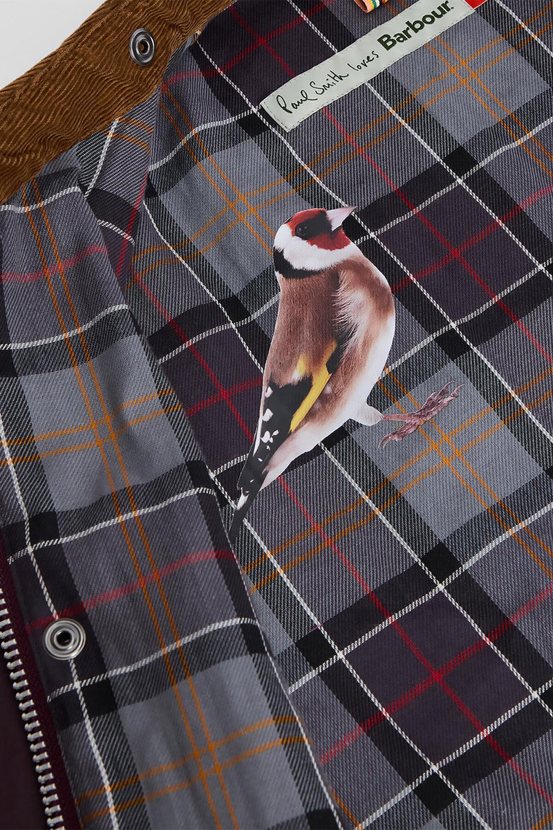 Giacca cerata Transport Paul Smith loves Barbour