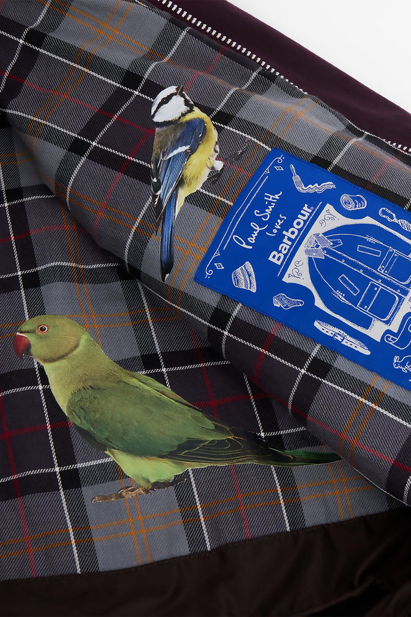 Giacca cerata Transport Paul Smith loves Barbour