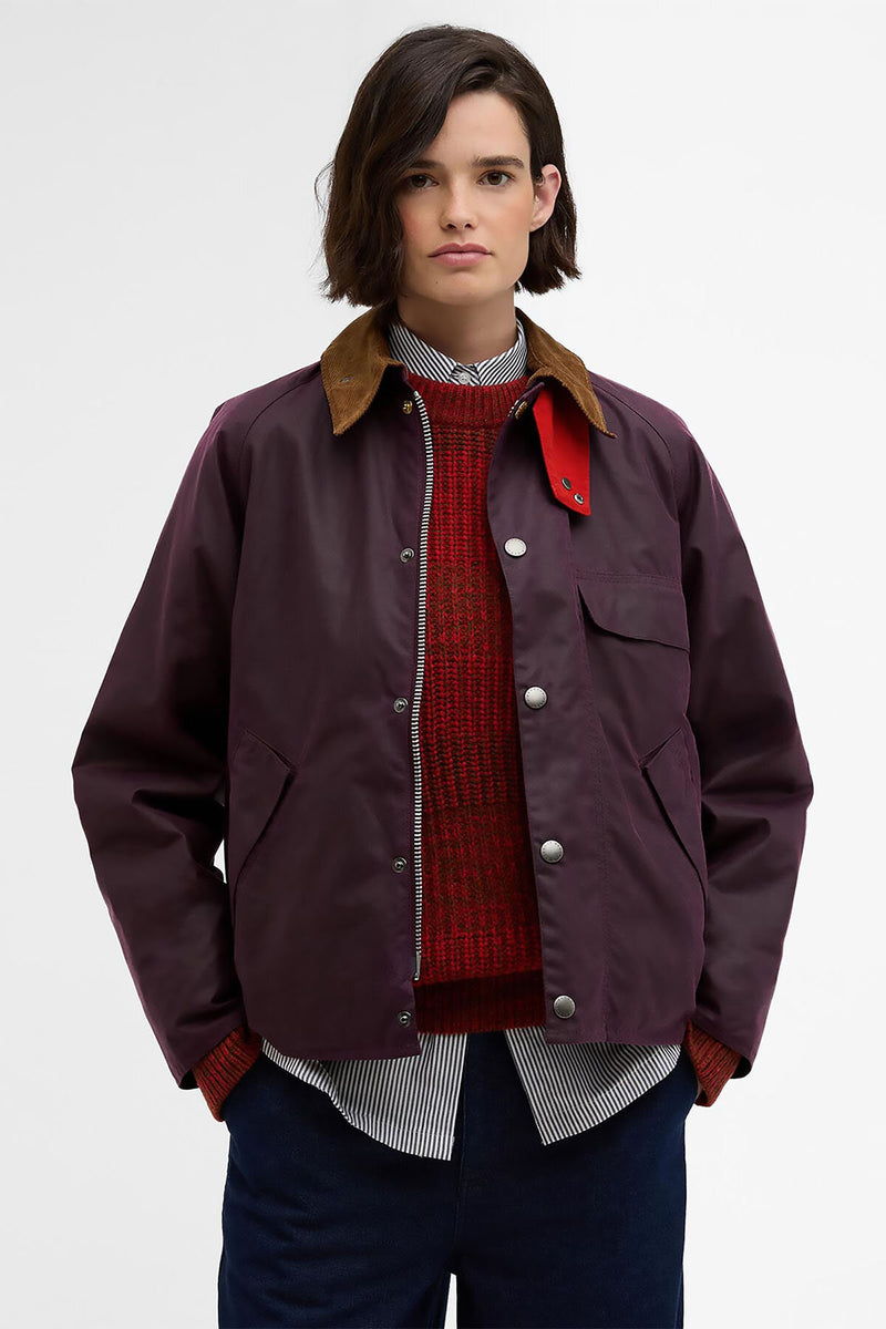 Giacca cerata Transport Paul Smith loves Barbour
