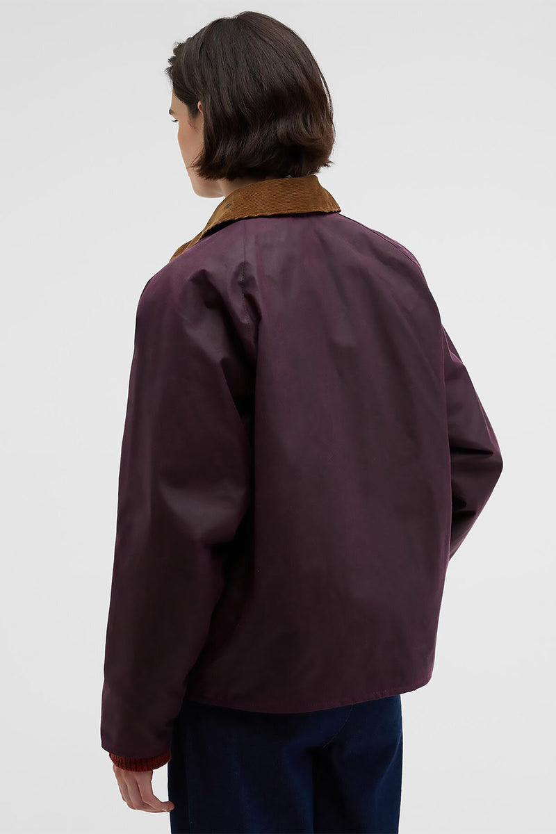 Giacca cerata Transport Paul Smith loves Barbour
