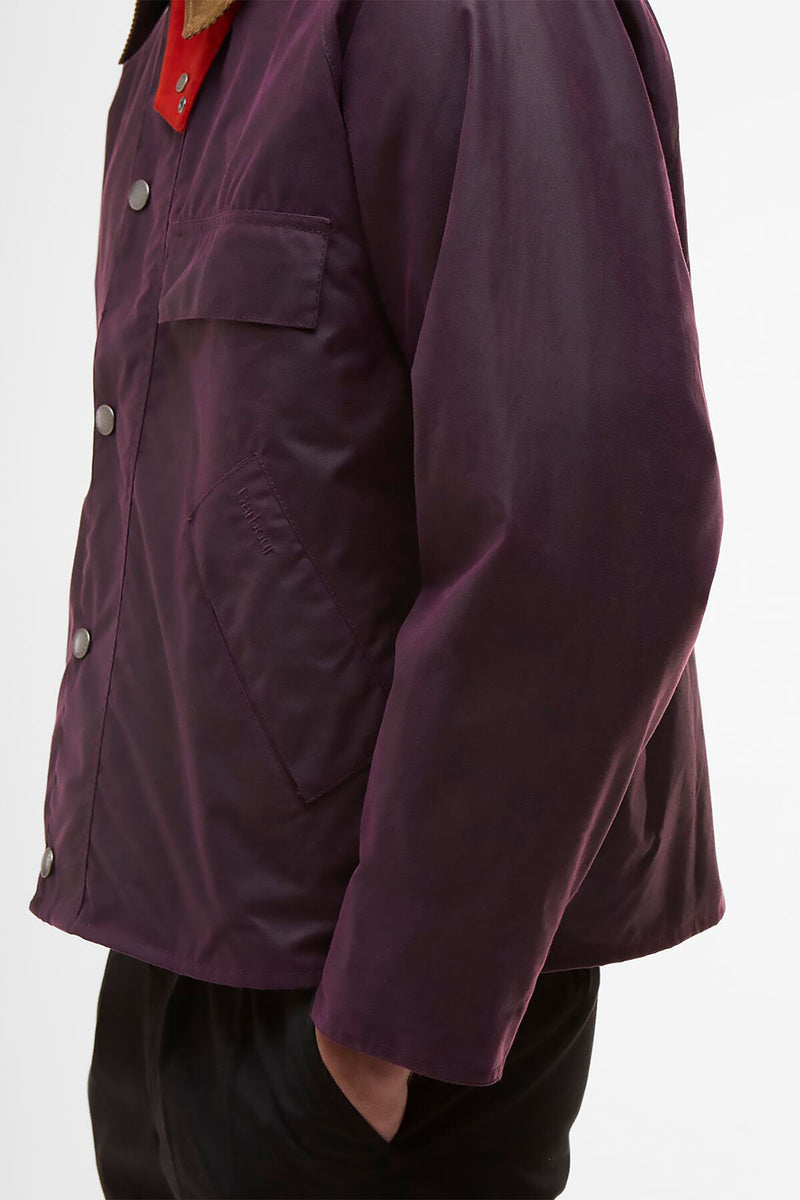 Giacca cerata Transport Paul Smith loves Barbour