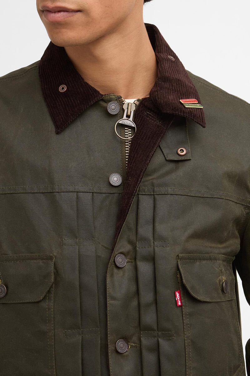 Giacca cerata Type II Barbour x Levi’s