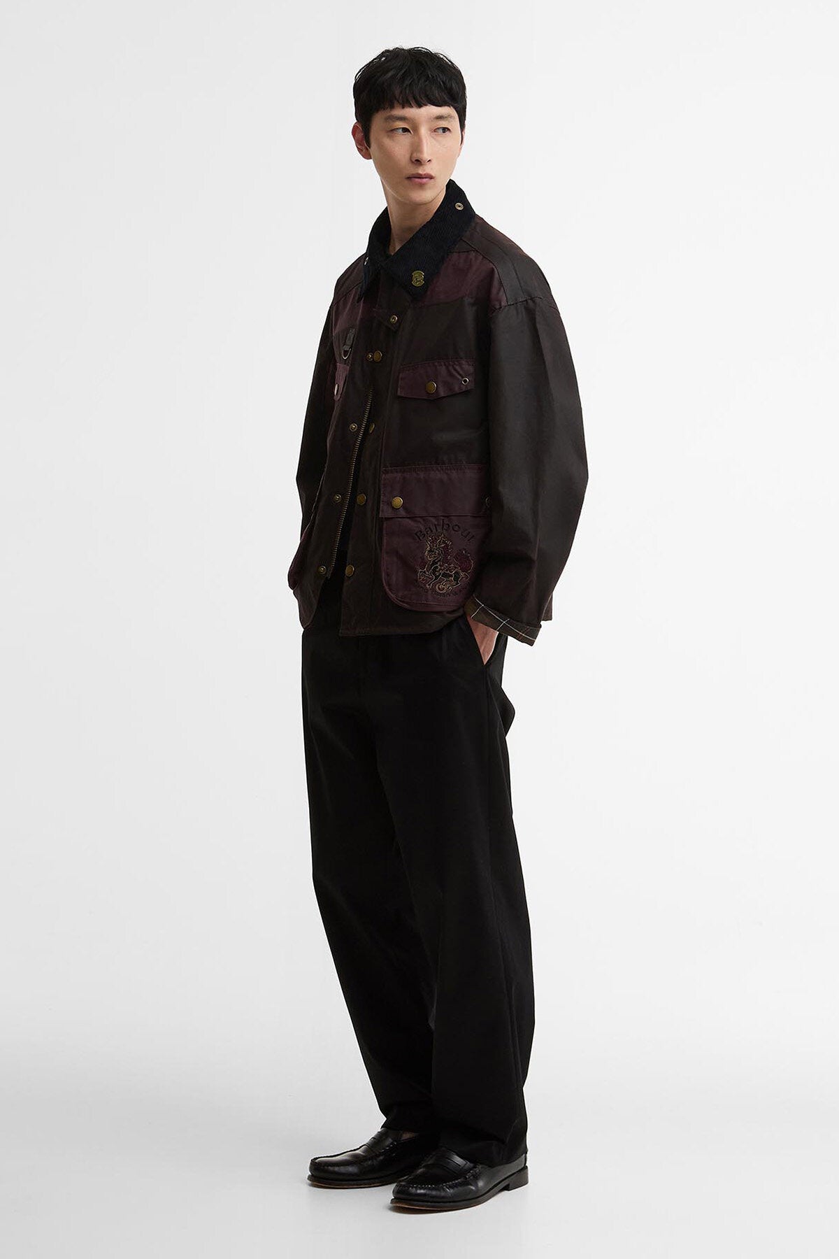 Barbour x Feng Chen Wang Porter Waxed Jacket Rustic by Barbour | Men ...