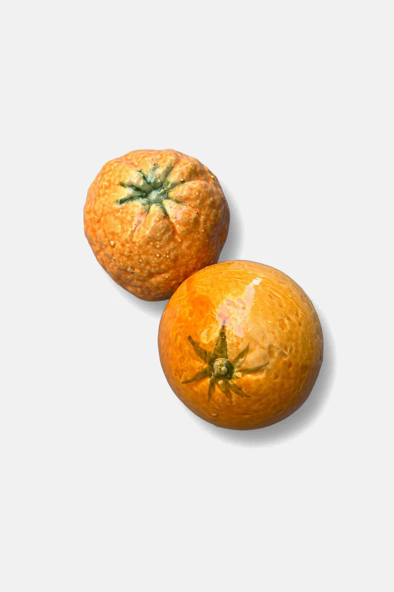 Arancia in Ceramica Smaltata