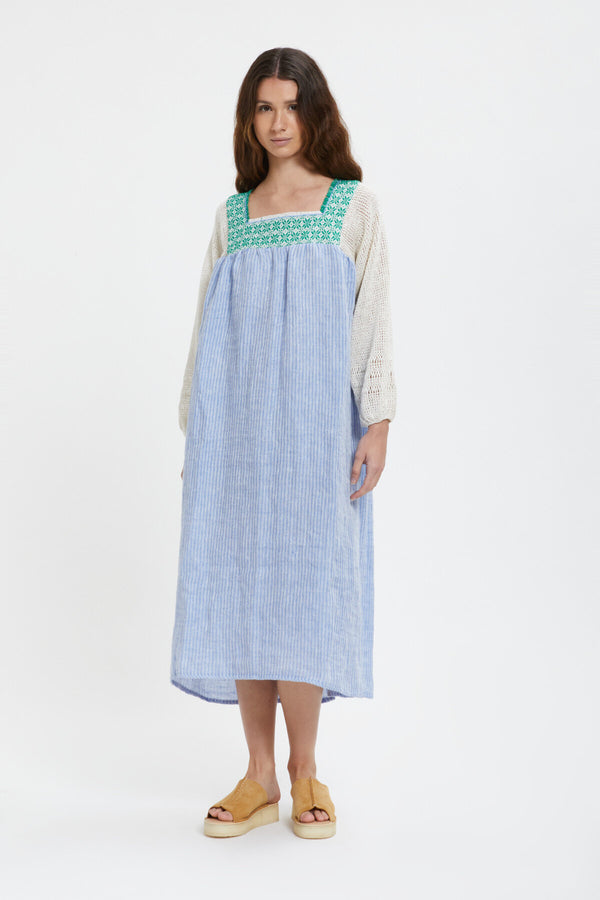 Midi Linen Naya Dress