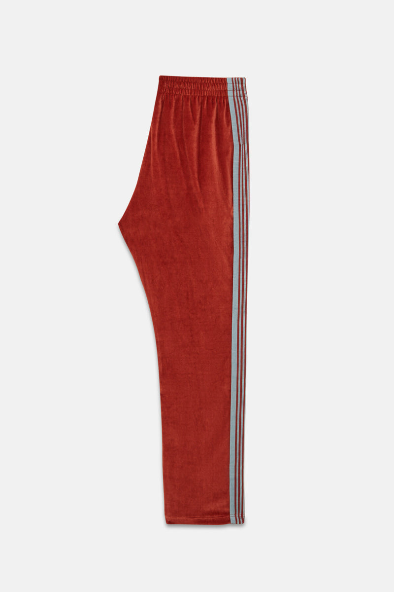 Narrow Velour Track Trousers