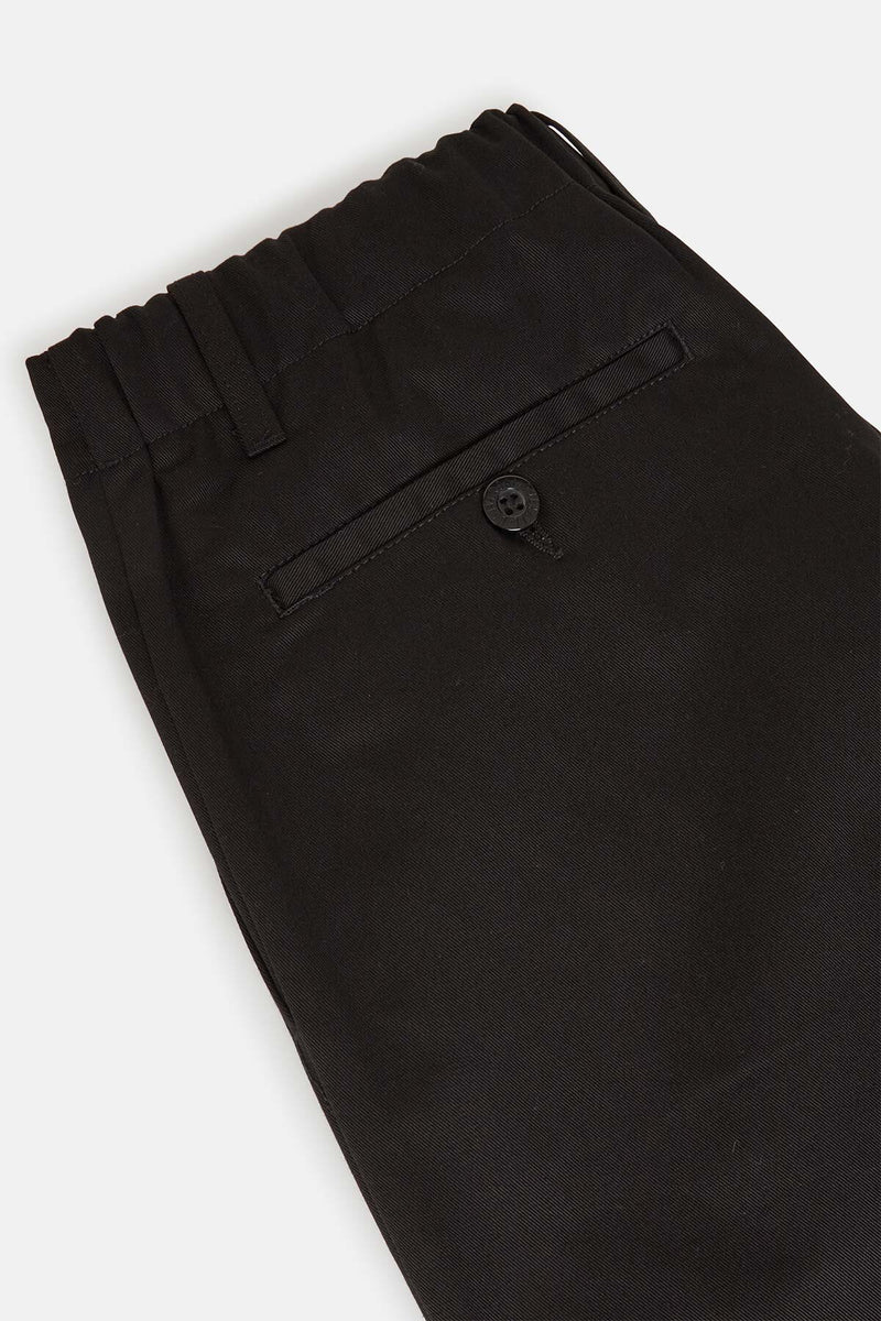 Tuck Tapered Fit Twill Pants