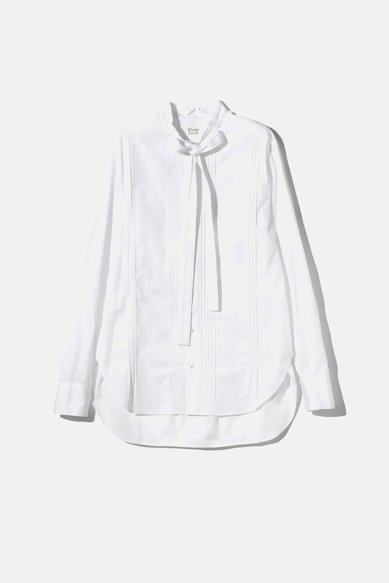 Camicia con fiocco a nastro