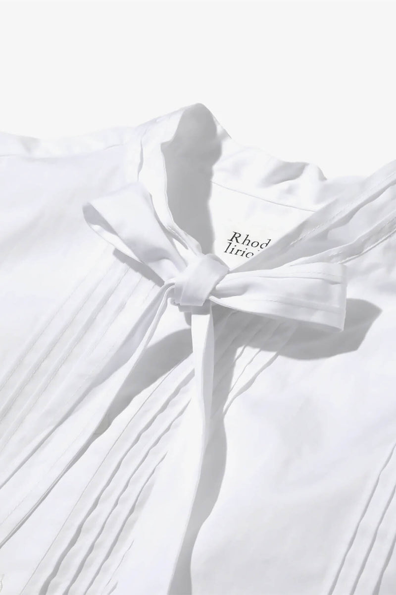 Camicia con fiocco a nastro