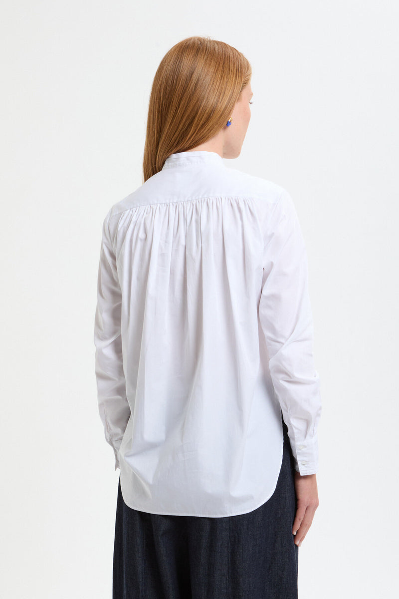 Camicia con fiocco a nastro