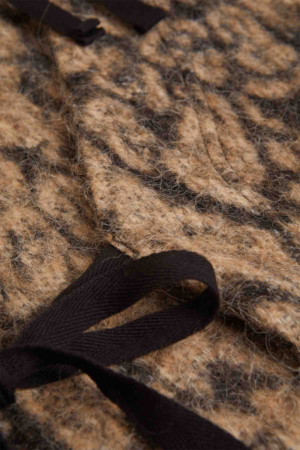 Gilet in Maglia con Chiusura a Portafoglio