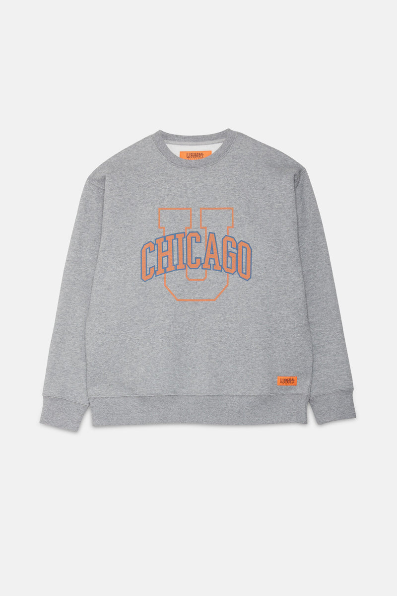 Felpa con stampa U/Chicago