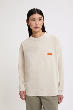 Maglia a maniche lunghe con Tasca