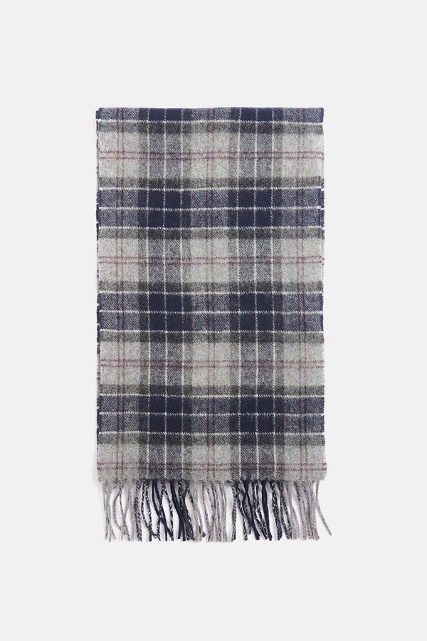 Sciarpa tartan in lana d’agnello