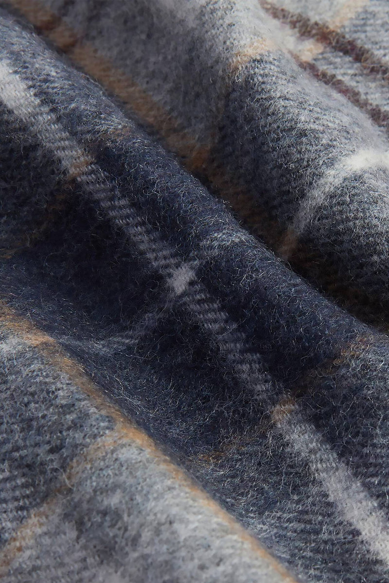 Wool Cashmere Tartan Scarf