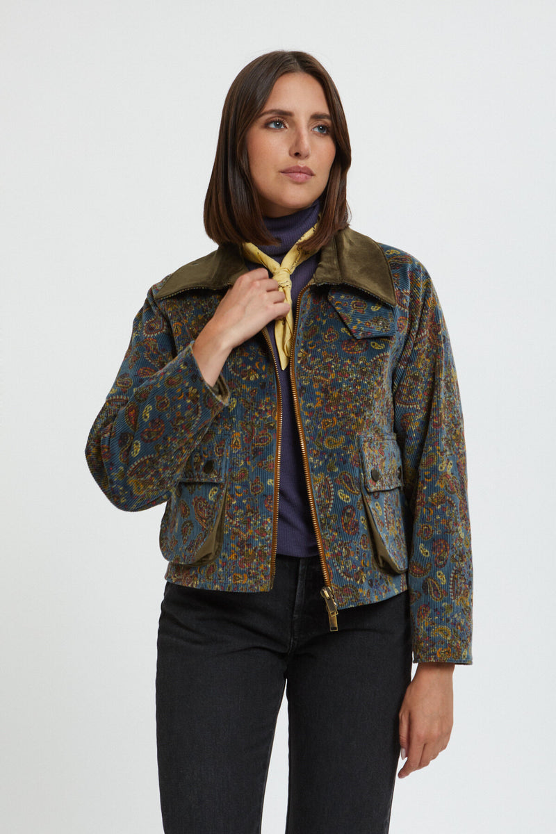 Corduroy Paisley Spey Jacket