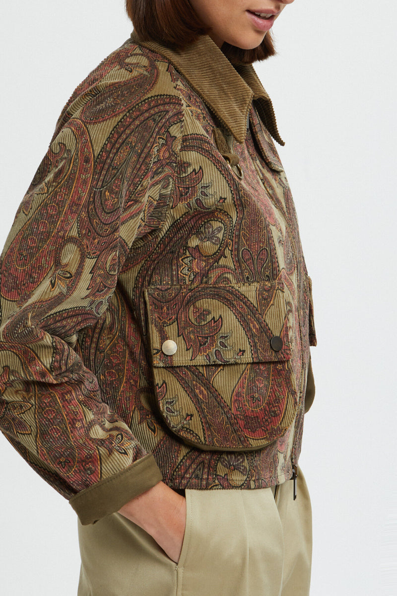 Giacca Barbour Spey Paisley in velluto