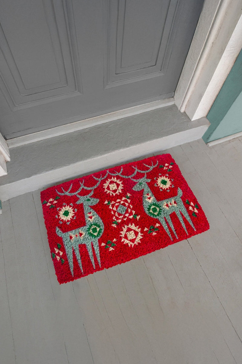 Nordic Reindeer Doormat