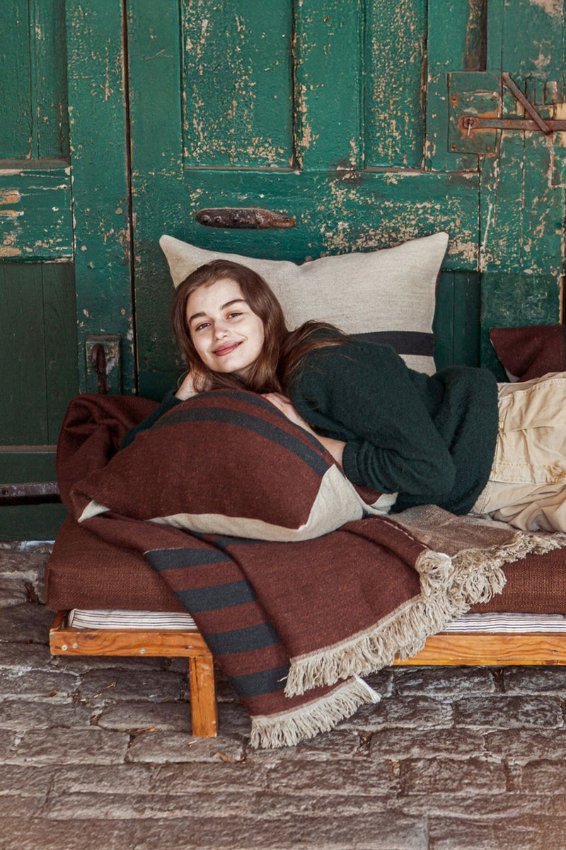 Juniper Throw Leather