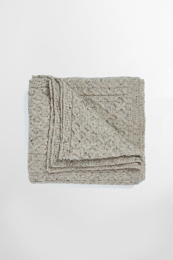 Coperta in lana Bertra Aran Classic - Avena maculata