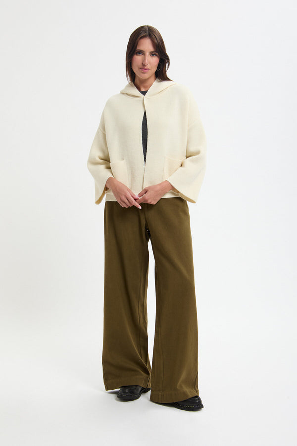 Short wool jacket
