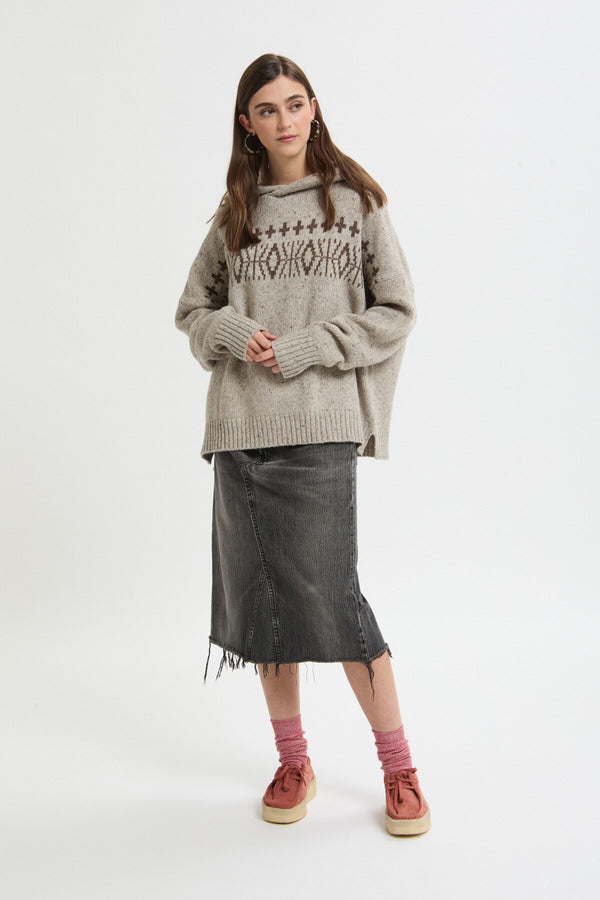 Hooded sweater