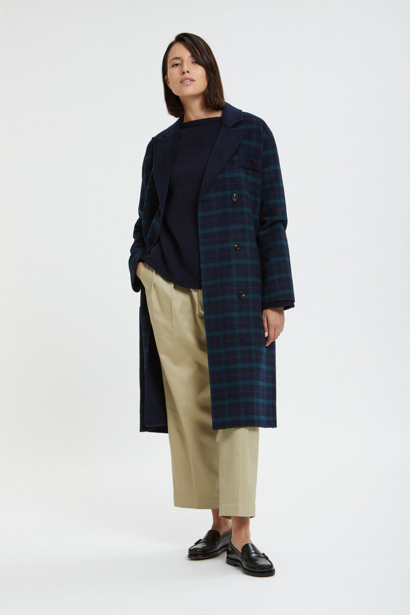 Manine Tartan Coat