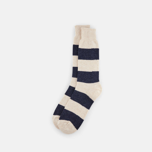 Calzini a righe in misto lana e cashmere