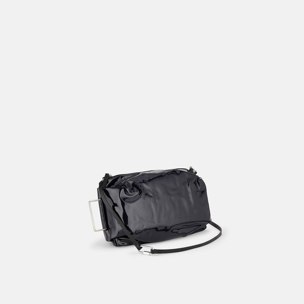 Borsa in pelle verniciata