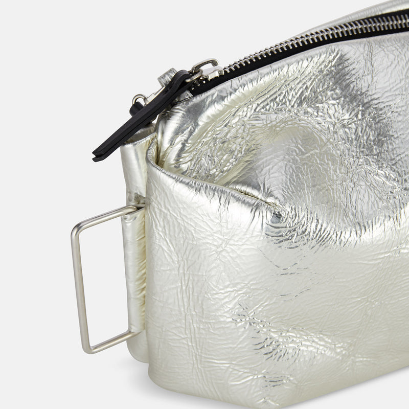 Patent leather handbag
