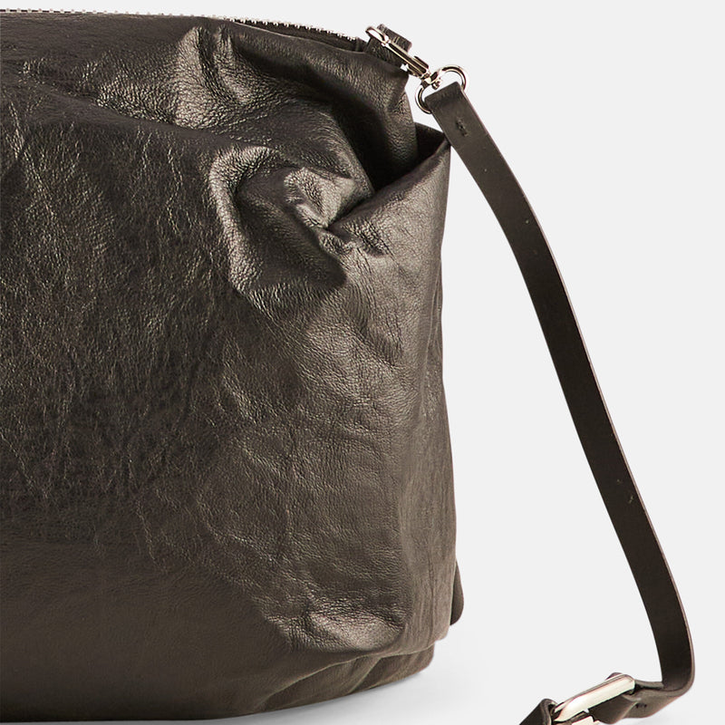 Leather soft pochette