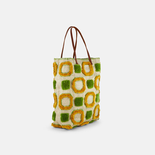 Shopping bag in materiale riciclato