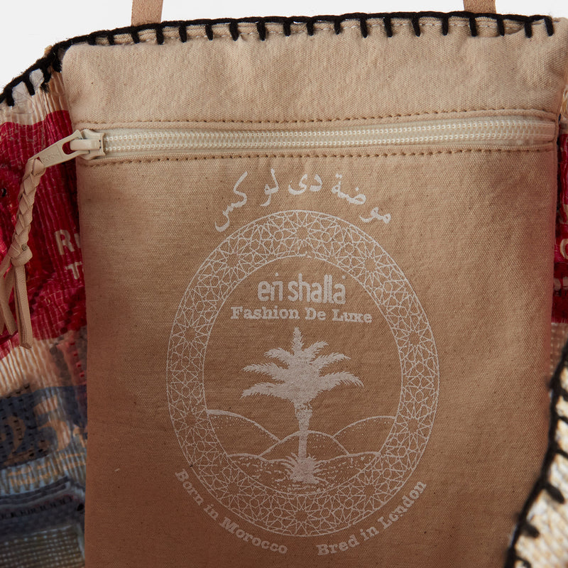 Shopping bag in materiale riciclato