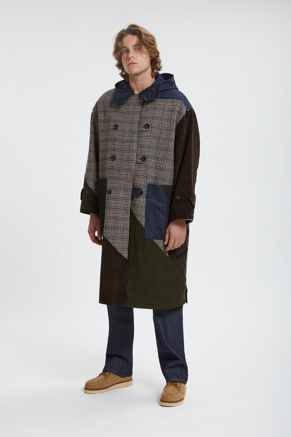 Four Climes Patchwork Duffle Coat