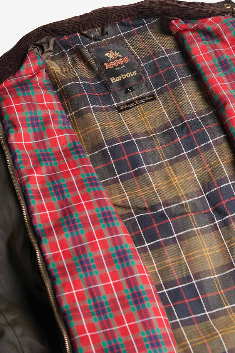 Barbour Brown Wax