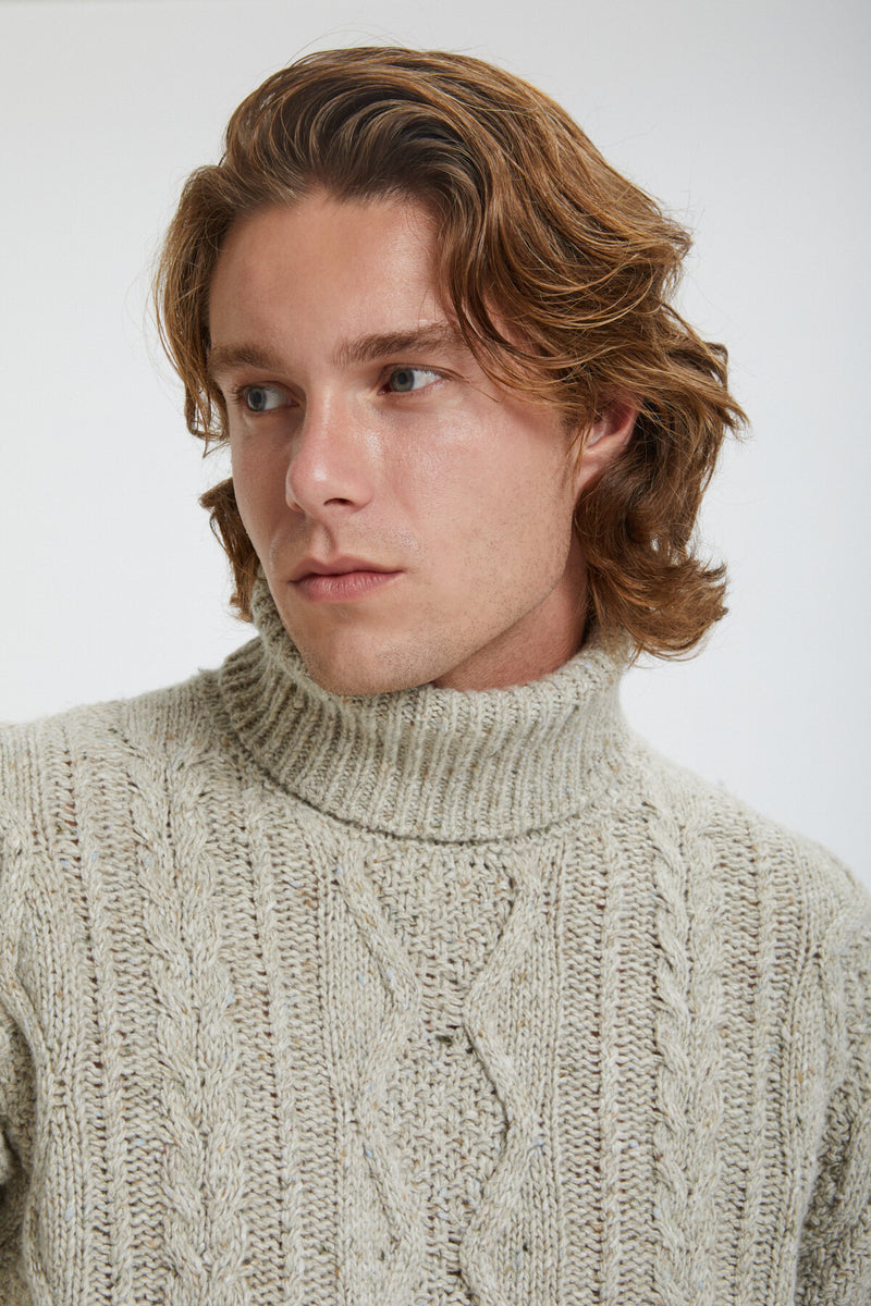 Aran Turtle Neck