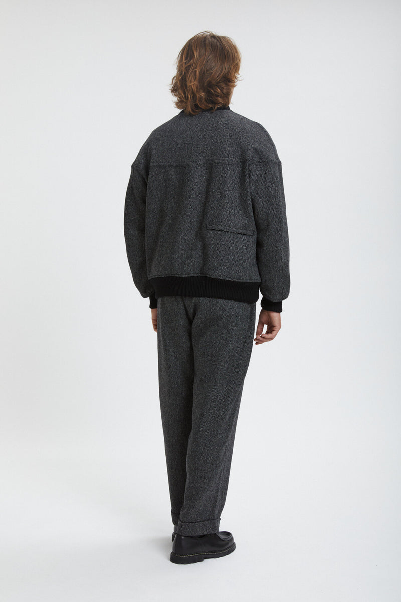 Four Climes Herringbone Pantaloni bermuda