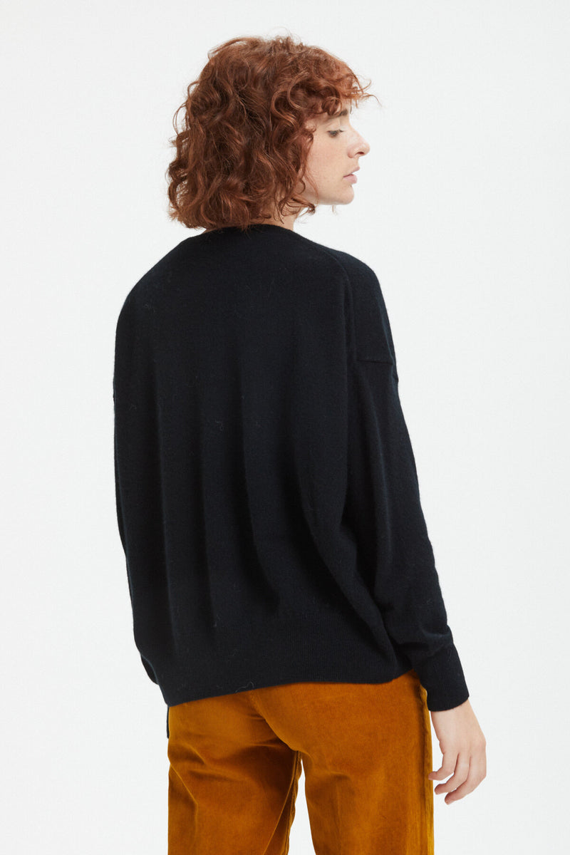 Maglia girocollo in cashmere