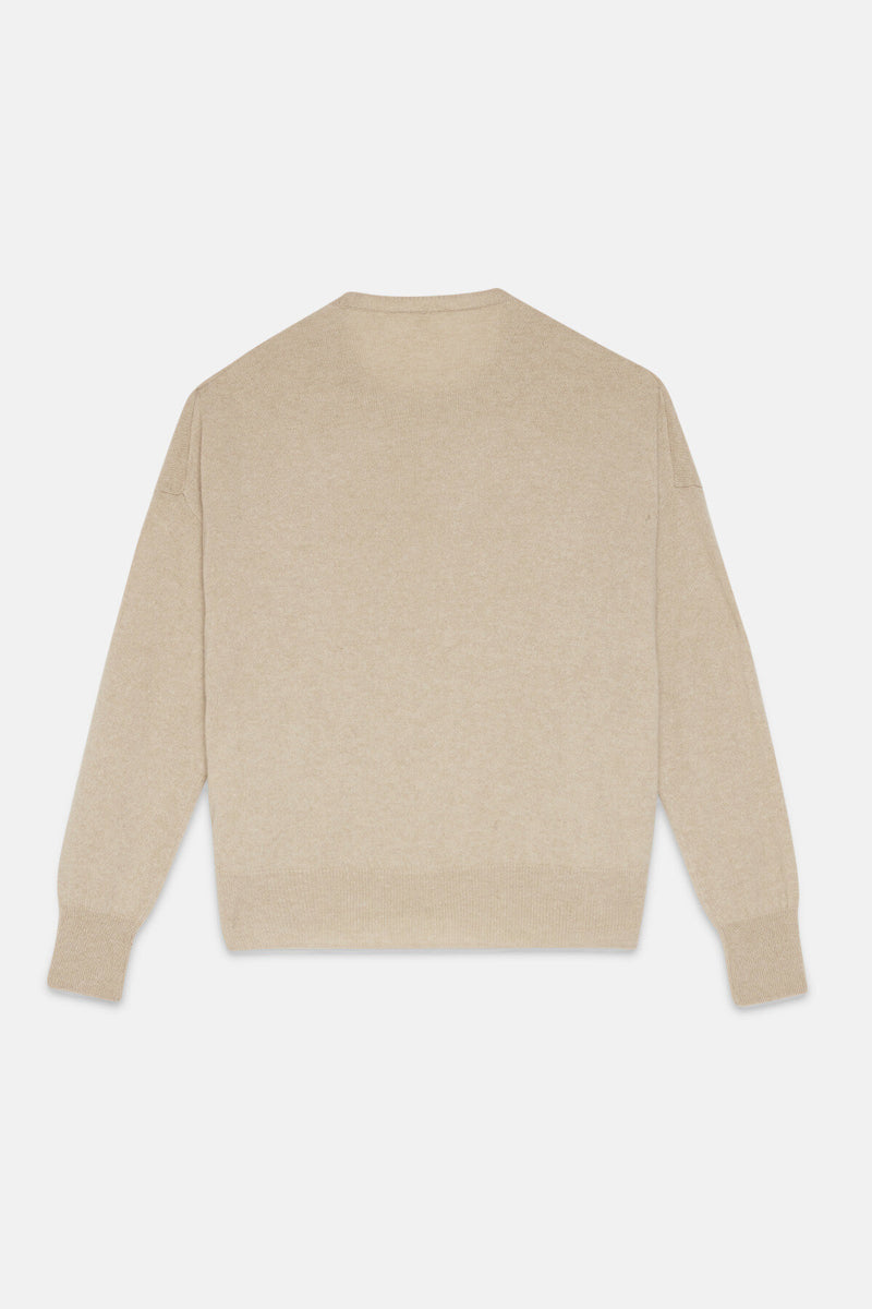 Maglia girocollo in cashmere