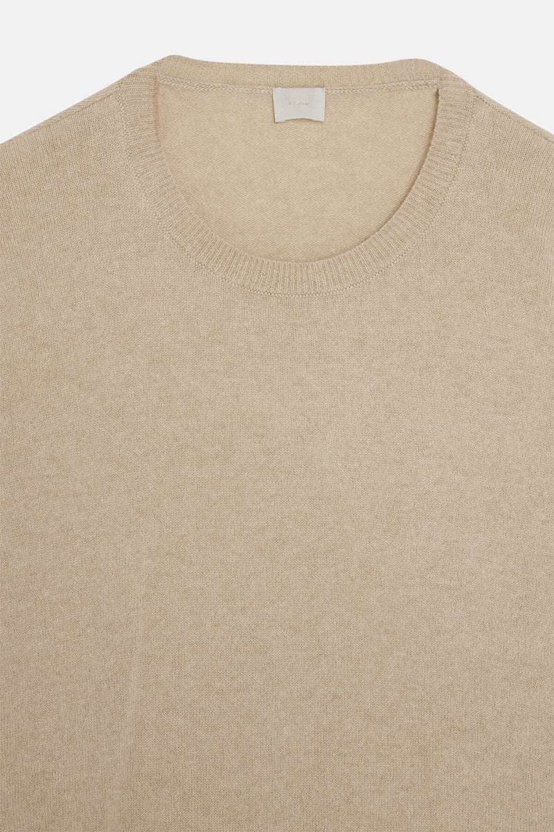 Maglia girocollo in cashmere