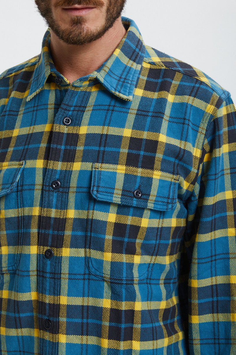 VINTAGE FLANNEL WORK SHIRT