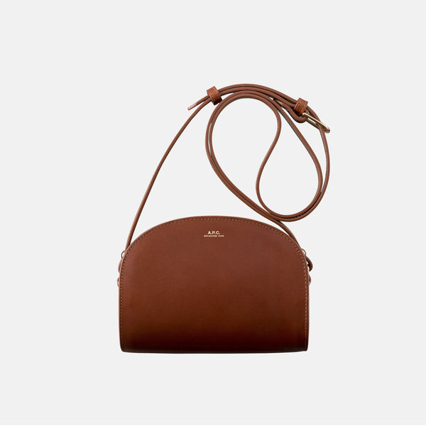 Leather mini shoulder bag