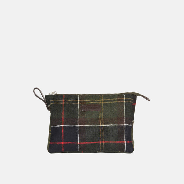 Beauty case in tartan