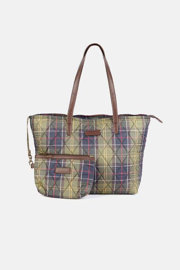 Borsa Tote Wetherham Quilted Tartan