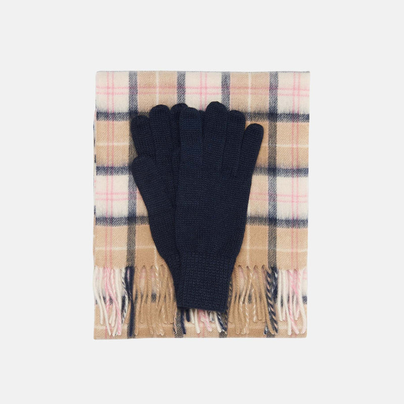 Wool Gloves and Scarf Gift Set